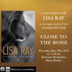 Lisa Ray Instagram – Repost from @bahrisons_booksellers using @RepostRegramApp – Delhi friends, we have some great news!

See you on Thursday, May 30th at Khan Market at 11 am for a meet and greet with @lisaraniray as she signs copies of her new book #CloseToTheBone

@lisaraniray 
@closetothebone.book 
@harpercollinsin 
@bahrisons_booksellers