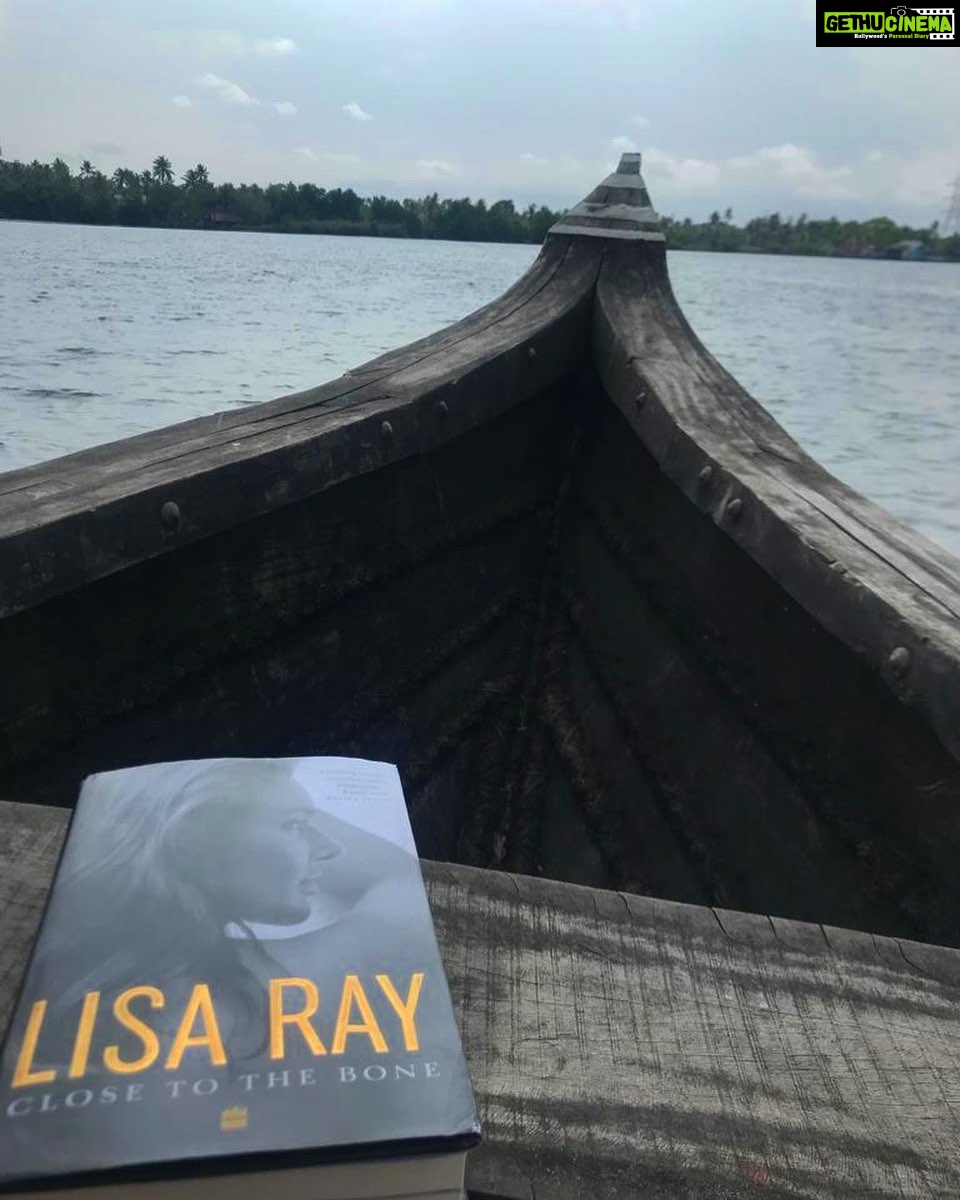 Lisa Ray Instagram - #ClosetotheBone travels! This image sent by my friends @kayalislandretreat is so apt: the words and intentions meeting the elements in the backwaters of Kerala enroute to the retreat which used to be an artist’s colony, converted by my friend @maneesha_panicker Say, have a room for this humble writer when she embarks on her next book?