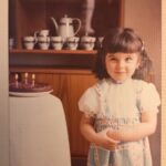 Lisa Ray Instagram - #Souffle (my twin daughters) will be three soon. Chances are the Eastern European chocolate coated biscuit cake my mother served for my third birthday will not be part of the celebration. But there will be candles. No puffy sleeved frocks but a strong possibility of uneven bangs as well.