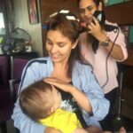 Lisa Ray Instagram – Baby Soleil’s day at work with mama.