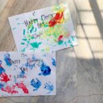 Lisa Ray Instagram – Even as I was filming my babies somehow found paint, paper and ink to make my first ever Mother’s Day cards. Hmmmmm