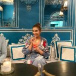 Lisa Ray Instagram – Obligatory @barpalladio shot. Nothing has been art directed, why do you ask? Except the mocktail. It’s called the #Sufi so how could I not drink to my daughter on this resplendent night? 
Wearing @sahilkochar 
#Jaipur #Rajasthan #India Bar Palladio Jaipur