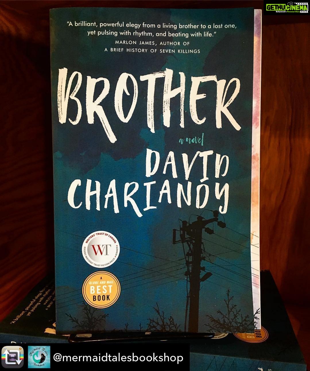 Lisa Ray Instagram - Repost from @mermaidtalesbookshop using @RepostRegramApp - Brother is David Chariandy’s “intensely beautiful, searingly powerful, and tightly constructed second novel, exploring questions of masculinity, family, race, and identity as they are played out in a Scarborough housing complex during the sweltering heat and simmering violence of the summer of 1991”. 🇨🇦 Brother is being defended by @lisaraniray in this year’s Canada Reads contest. 🇨🇦Canada Reads is Canada’s annual “Battle of the Books” in which five celebrities champion their favourite books in a competition to decide the winning title that the entire country will be reading. • • • #brother #davidchariandy #fiction #novel #canada #shortlist #canadareads2019 #bookstagram #buylocal #independentbookstore #supportyourlocalbookstore #tofino