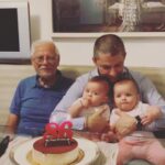 Lisa Ray Instagram - Friends: It’s DADU’S birthday. He is 86 today 🙏🏼 My precious family is celebrating in Hong Kong while I’m in Toronto. Doesn’t matter, I’ll be back in a few days and love knows no time zones (jet lag working for me in this case!) I wanted to share that exactly one year ago, Jason and I took my baba to Bangkok for his birthday, where we presented him with an ultrasound of two wee, strawberry sized bodies containing beating hearts. It was our way of marking our journey into parenthood and we celebrated by over eating at the night markets and taking a moonlight river cruise. Please send your best wishes to Dadu. He is the wisest, most remarkable spirit with the mystic’s ability to touch people and effortlessly fill space with tenderness and peace.