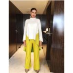 Lisa Ray Instagram – Repost @aasthasharma 
Repost from @aasthasharma using @RepostRegramApp – Ever so gorgeous @lisaraniray in @payalkhandwala for and event in Amritsar today. Jewels by @hyperbole_accessories and @charleskeithofficial shoes 💚💚 Thank you @elevate_promotions. Styled by @wardrobist with @reannmoradian #stylefile #wardrobist 🙏🏽🙏🏽🙏🏽 MUH @zoya.makeupandhair manager @deepikamandelia Amritsar, Punjab