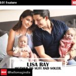 Lisa Ray Instagram - Repost from @hellomagindia using @RepostRegramApp - Letters To My Daughters- HELLO! Takes you into that delicate universe inhabited only by mother and child, where sunshine and rain, dreams and realities take new forms everyday. @lisaraniray - Mother to Sufi & Soleil- "My Loves, my Rossogollas, my Mystical Girls, Sufi and Soleil. When you arrived you were both tiny, like baby birds slipped out of the nest. Since that moment, your daddy and I feel we have entered a garden bursting with colour. I had a stack of baby books by my bed which I've thrown away. I don't need them; you both every day, teach me who you are. You are wisdom wrapped in these roly-poly, wilful, pooing, adorable packages." Subscribe now by clicking on the link in the bio for more exclusive news on your favourite personalities #People #Places #Pizzazz #NovemberIssue#GrabYourCopyToday #OnStandsNow#HELLOExclusive Image @aligphoto MUH @jomakeupartist