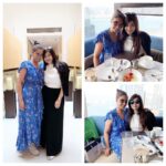 Lisa Ray Instagram – Best catch up with my best girlfriend @sandra.spence at our favorite corner seat @upperhouse_hkg though as you can see I’m still in a Bali state of mind…
Thanks for the gorgeous gifts for #Soufflé – love you long time 😜❤️ The Upper House HKG