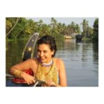 Lisa Ray Instagram – That time I was willing dunked in the backwaters of #Kerala clad in not much besides a typical Sindhi wedding volume of jewellery 😜
#OhMyGold #throwback