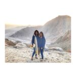 Lisa Ray Instagram – Setting all our #sensesonedge @sixsenseszighybay with my gorgeous forever friend @sujstyle 
#Oman #alhajarmountains Six Senses Zighy Bay