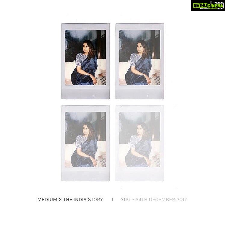 Lisa Ray Instagram - Medium will be spinning some tales and weaves at the Sanctuary curated by the intriguing @anahitakayan. We want to give you a little sneak peek into The Jamban Journals, the documentation of some spectacular women. And as we sat back, watching them own their environment and flaunt their drapes, we captured some behind the scenes - 2 instaxes, two memoirs. One for the women, and one for us. We are laying out these instaxes in an effort to expose the beautiful journey that has brought us to our hometown Calcutta to exhibit at @theindiastory. Come and be a part, as we wait to unfold our part of the story. @lisaraniray for the Jamban Journals. Shot by @dhruv.satija