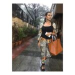 Lisa Ray Instagram – Rainy day comfort dressing in @thelabellife back in #Mumbai