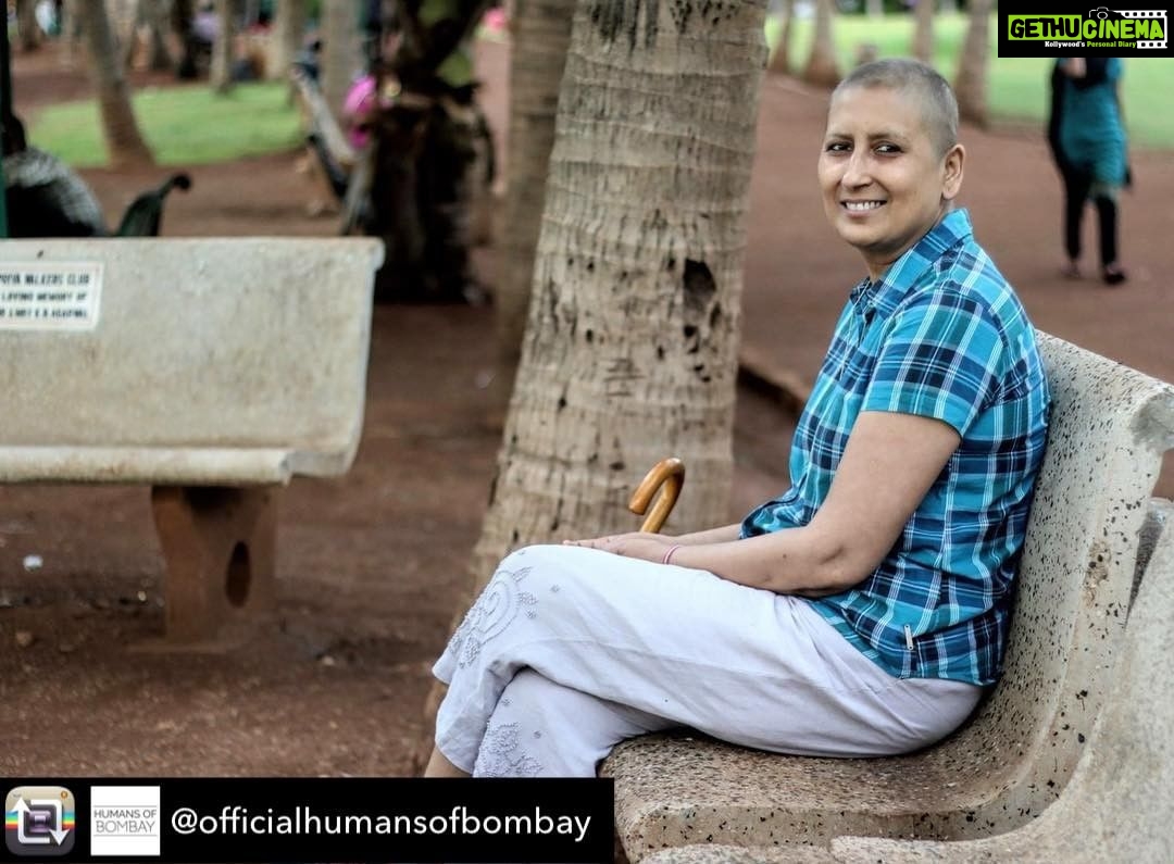 Lisa Ray Instagram - 🙏🏼 Repost from @officialhumansofbombay using @RepostRegramApp - "Second stage breast cancer and me? I never expected it. I was only 49 this January when I was detected. I was shocked because I'm the kind of person who always took care of my health, whether it was eating healthy food, exercising or doing yoga. After receiving this news I shifted to my nephew's house in Bombay for treatment. My daughter’s here, taking care of me through the treatment but I miss my husband and the rest of my family back in Amritsar. A few weeks ago, my doctor allowed me to travel back to Amritsar for a few days to stay with my husband…and I can’t express how happy I felt to just be back home with him.” “What has this experience taught you?” “I’ve stopped looking at Cancer as a disease — believe it or not, it’s been more of a blessing. It made me realise so many things I would have never learnt otherwise. Yes, in the beginning it was hard to digest and I did break down two or three times but the beauty of this journey unfolded itself to me when I started accepting and gladly accepting. Instead of wasting my energy on fighting it, I’ve embraced it and summoned the strength to recover. Cancer has taught me to accept, not just myself but others around me. I’ve let go of any grudges I’ve ever held, let go of any form of judgement. Everyone is fighting some battle or the other — cancer has taught me to respect the struggle of everyone around me and treat them with kindness. More than anything, cancer has taught me to live. To understand that life is a celebration and that every day wasted complaining about trivial things, is a day less of feeling blessed to just be alive.”