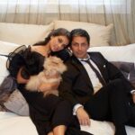 Lisa Ray Instagram – Time for #FlashbackFriday to this cozy portrait with hubby and #Coco taken by one of my favs @colstonjulian for #PeopleMagIndia
Wearing my beloved @wendellrodricks #PortraitsofLove #PortraitsofTime #Rado #coupledom