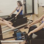 Lisa Ray Instagram – Staying fit at 44 (almost 45!) takes extra hard work. Find something you love and keep at it. Thanks to @samir.purohit and @namratapurohit #pilates has been an important part of staying healthy as a #CancerGraduate.
Getting sculpted is also a great bonus.
Special thanks to my lovely @farahkhanali for introducing me to the best #Pilates studio in #India 
PS essential to make faces and keep it real when you’re working hard for it 😜
#fitnessfirst #workhardforit #healthygirlsarehappiest @thepilatesstudiomumbai Gazadhar Bandh, Santacruz (West)