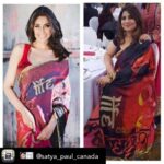 Lisa Ray Instagram – Repost from @satya_paul_canada using @RepostRegramApp – What better way to prepare for #2017 than to see @simmycheema flaunt her #satyapaul @lisaraniray #rayofhope #hope #saree #vancity #happyholidays #happynewyear #2017