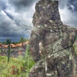 Lisa Ray Instagram - Watchful eyes at #PuraBesakih the #Mothertemple and reputed original source of Hinduism in #Bali Pura Besakih,Karangasem-Bali