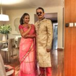 Lisa Ray Instagram - HAPPY DIWALI from producer Raj Prakash and his newest discovery Sweetie. #funwiththeDehnis #LightLoveandLaughter