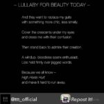 Lisa Ray Instagram – My Lullaby for Beauty Today makes an appearance on @ttt_official
#TerriblyTinyTales brings together a diverse pool of writers to produce one bite sized story/poem/rant a day. 
Love their microfiction, honoured to make the cut.
This is a very personal protest against the #BeautyIndustry. In their own insidious way they chip away at your self belief and replace it with the message: you are not good enough.
#terriblytinytales #microfiction #wordporn