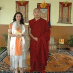 Lisa Ray Instagram - Eight years ago I was fortunate to have an audience with The Karmapa while on a long, seeking, spiritual Odyssey. In the midst of an endless stream of questions, he took a pure white Mala from one of his attending Rinpoches and handed it to me, I suspect, to shut me up. It worked. He shut me up in order to wake me up.