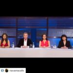 Lisa Ray Instagram - Thanks @navarracafe for this pop of nostalgia by posting the judging finale from #TopChefCanada Season 4. It was a phenomenal experience working on this hugely popular show with @chefmarkmcewan and my sister from another mister @shereenarazm. Pictures here is influential ex NYT food critic #RuthReichl. It was the richest of experiences and the culinary talent we had the privilege to judge was world class. You deserved the winning title of #TopChef @navarracafe!