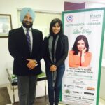Lisa Ray Instagram - Most important part of raising Cancer Awareness for the 2nd Anniversary of #FortisHospitalLudhiana has been visiting with patients today. Ludhiana, Punjab, India