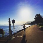 Lisa Ray Instagram - Bonjour from our morning run on the scenic shore of #LakeGeneva #Evian #France #G20YSummit Lake Geneva