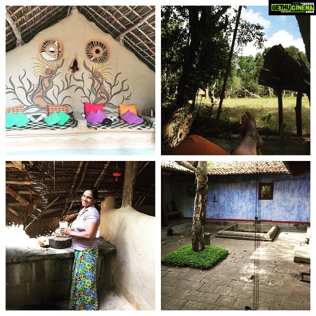 Lisa Ray Instagram - The halfway point of my yoga and ayurvedic retreat to #Ulpotha in #SriLanka and I'm making a quick trip to #Bangalore for an event... My mind, body and spirit are already refreshed by the grace of nature, yoga and a simple ayurvedic routine. Did I mention no electricity? Might sound panic inducing but it's the greatest blessing of the #Ulpotha experience. I'm off the grid for one week more after this weekend... Ulpotha Yoga Retreat