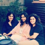 Lisa Ray Instagram - Back in the backyard of my favourite creative powerhouse couple @shamimsarif and #HananKattan. I'm a bit puffy after filming all night, and became the accidental dinner guest at their summery dinner soirée. Besides the food, a highlight was meeting the exquisite actress and director @_joanchen_ of whom I've been a fan for many years. #London #summertime #livingfine Wimbledon,UK