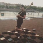 Lisa Ray Instagram - #Winning #checkers #boattripping #France #Travelista