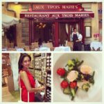 Lisa Ray Instagram - Restaurant aux Trois Maries in Old #Lyon is one of the oldest, officially accredited #Bouchon in #Lyon and a bastion of divine food and down to earth service. On my global list of great meal picks. Lyon, France