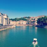 Lisa Ray Instagram - View from one of the many bridges crossing the Saone River in #Lyon. Picture perfect on this hot day. #Lyon #Travelista #France Lyon, France