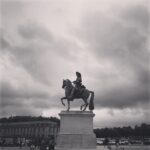 Lisa Ray Instagram - The clouds made for a moody backdrop in #Versailles today. #Versailles #France #Travelista Versailles, France