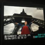Lisa Ray Instagram - La Tour Eiffel! Feeling it! Thanks #DouglasMacRae for capturing this #InsightMoment #Paris #EiffelTower