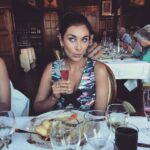 Lisa Ray Instagram - Sante! Dining out in #Langeais at #LeErrard in #LoireValley