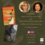 Lisa Ray Instagram – UPDATE:APOLOGIES EVERYONE WILL BE LIVE IN A FEE MINUTES
I’m so excited for this live conversation tomorrow. Keep your questions ready, as I host my first insta-live chat with @nguyenphanquemai_ the author of #themountainsing a luminous epic on Vietnam, refracted through one family’s history. This beautiful book is releasing in India with my publisher @harpercollinsin 
See you tomorrow.