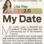 Lisa Ray Instagram - In case you missed my last column, you can find it online @DNA.