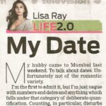 Lisa Ray Instagram – In case you missed my last column, you can find it online @DNA.