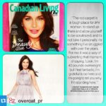 Lisa Ray Instagram - #Repost @overcat_pr  The beautiful @lisaraniray is the guest editor for the June 2015 issue of @canadianliving. Her story and #confidence is an inspiration to us #overkittens and we can't wait to read about her #beauty favs!