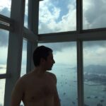 Lisa Ray Instagram - Great view. Oh yes- Hong Kong looks good from up here too. #RitzCarlton #HandsomeHubby #BirthdayRani