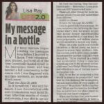 Lisa Ray Instagram - Latest column for @DNA is triggered by taking the time to listen to my body and heart's messages. Can you hear the call? Read the piece online here: http://www.dnaindia.com/entertainment/report-my-message-in-a-bottle-writes-lisa-ray-2072193