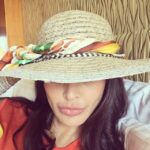 Lisa Ray Instagram – International woman of mystery spotted in the Presidential suite of the #GrandHotel Delhi. What does it take to be woman of mystery? A very large brimmed hat of course.