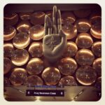 Lisa Ray Instagram – One of my favourite features in Delhi airport are the giant #mudras which greet you in the arrival hall. #India #Travelista #home