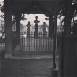 Lisa Ray Instagram – Oh Calcutta, where marble heads gaze at an empty swimming pool.