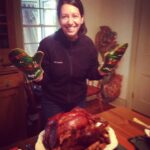 Lisa Ray Instagram – Devyani and the Bird. Convection oven, tenting and other epicurious terms all converged in the final presentation of this glorious turkey. #HappyThanksgiving