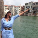 Lisa Ray Instagram - Hailing a water taxi in #Venice. What a chic way to get around! #InsightMoments