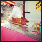 Lisa Ray Instagram - #PorchettaToscana in #sangimignano. Anthony Bourdain would approve. #Tuscany #gallivantivinggourmet #insightitaly