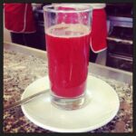 Lisa Ray Instagram – Refreshing glass of freshly squeezed blood orange. Italians seem to put their own unique stamp on everything.