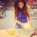 Lisa Ray Instagram - So...another day at the office means grappling with an Ostrich egg or two. #TopChefCanada