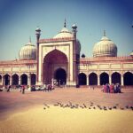 Lisa Ray Instagram – Jama Masjid in Delhi, built by Shah Jahan. Pigeons in foreground are NOT props. #incredibleindia