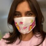 Lisa Ray Instagram - For every enchanted thought and sweet phrase that you utter, may a bouquet blaze across your lips. Mask by @picchika